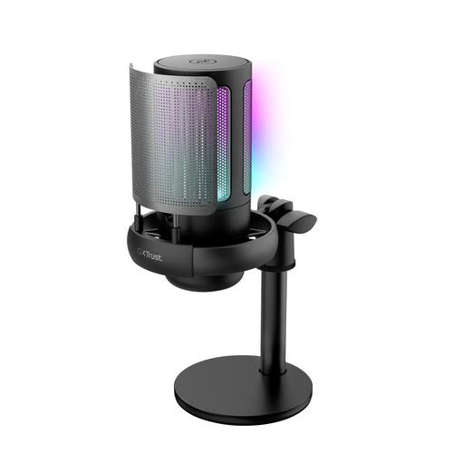Microfon Gaming Trust GXT238 Auron, iluminat, USB, RGB, 1.8m, Negru