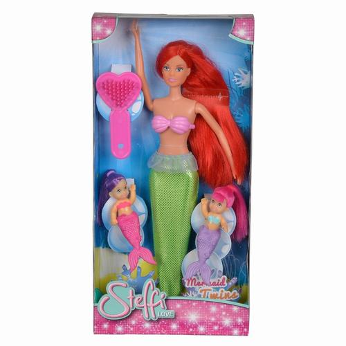 Set de joaca Steffi Love Mermaid Twins, cu corp verde