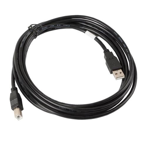 Cablu Lanberg 41353, lungime 3 m, USB-A, USB-B, Negru