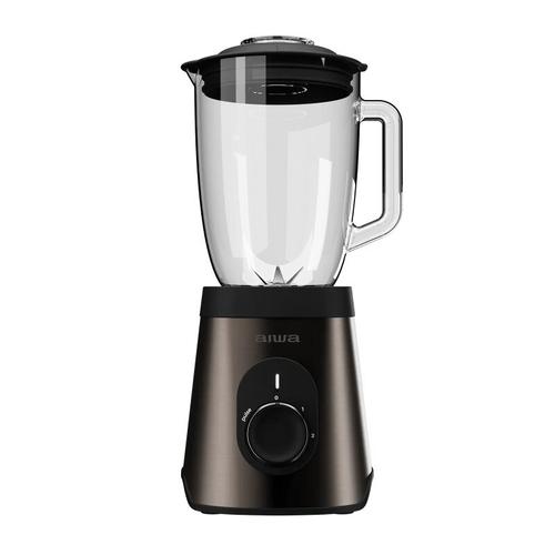 Blender de masa Aiwa ATB-1500, 1500W, 1.5l, 2 viteze + Pulse, 6 lame inox Satoku®, Zdrobire gheata (Negru)