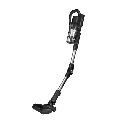 Aspirator vertical Aiwa ZENKAISUI EVO 6 AVC-640, 550W, 32Kpa, 200AW, 28, 8V~ 3000mAh, Autonomie de Pana la 68 de Minute, 4 trepte de viteza, 0.4L, Display Digital, Filtrare HEPA, Usor de Manevrat, 5 Accesorii Incluse (Negru)