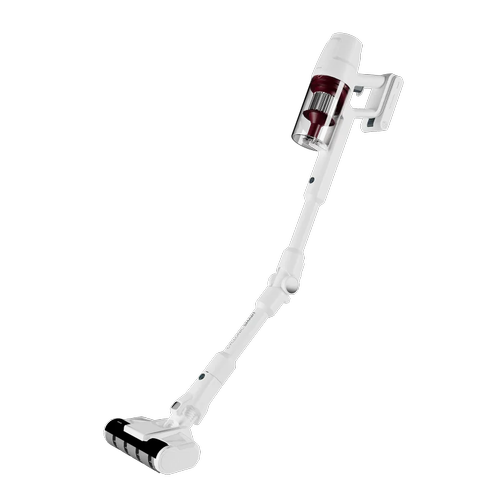 Aspirator vertical Aiwa ZENKAISUI EVO 5 AVC-630, 500W, 32Kpa, 130AW, 25, 2V~ 2500mAh, Autonomie de Pana la 55 de Minute, 3 trepte de viteza, 0.4L, Display Digital, Filtrare HEPA, Usor de Manevrat, 6 Accesorii Incluse (Alb)