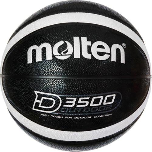 Minge baschet Molten B7D3500-KS, speciala outdoor, Negru