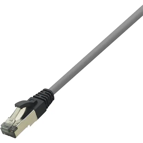Cablu S/FTP LOGILINK Cat8.1, LSZH, cupru, 0.50 m, gri, AWG26, dublu ecranat CQ8022S