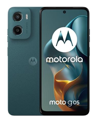 Telefon Mobil Motorola Moto G05, Procesor Mediatek Helio G81 Extreme Octa-Core, IPS LCD Capacitive touchscreen 6.67inch, 8GB RAM, 256GB Flash, Camera 50 MP, 4G, Wi-Fi, Dual SIM, Android (Verde)