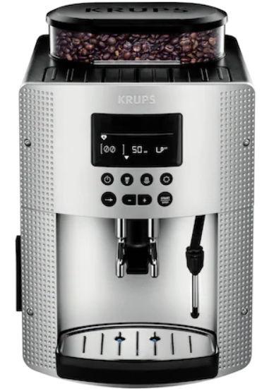 Espressor automat Krups EA815E70 Espresseria S line, 1450 W, 1.7 L, 15 Bari (Negru/Argintiu)
