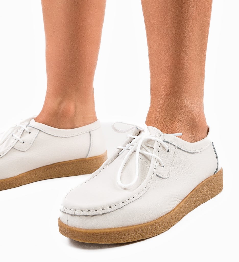 Pantofi Casual Neca Albi