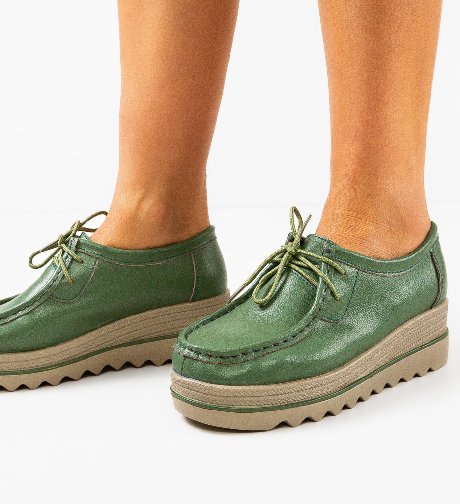Pantofi casual dama Sag Verzi