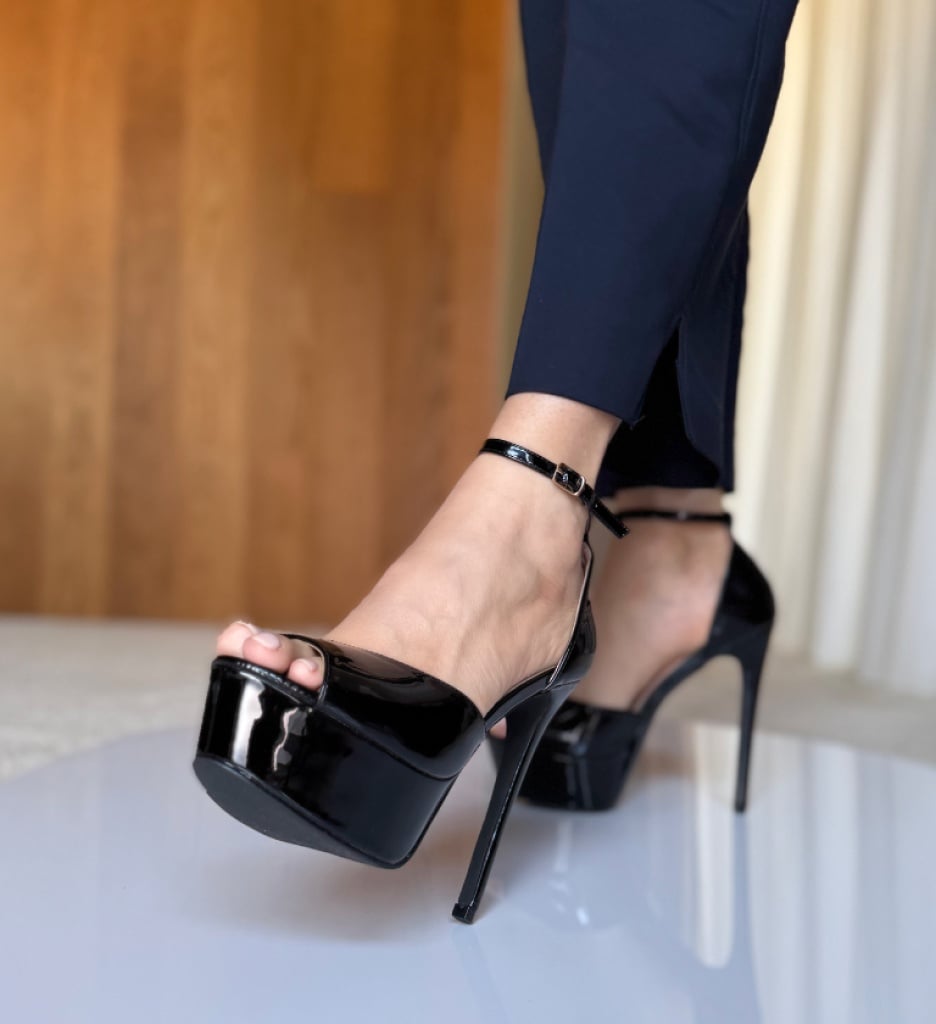 Sandale dama Jeany Negre
