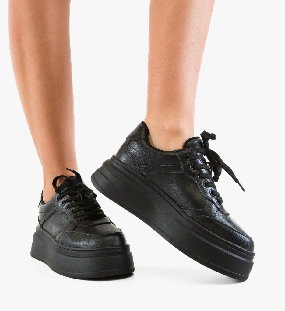 Sneakers dama Momda Negre
