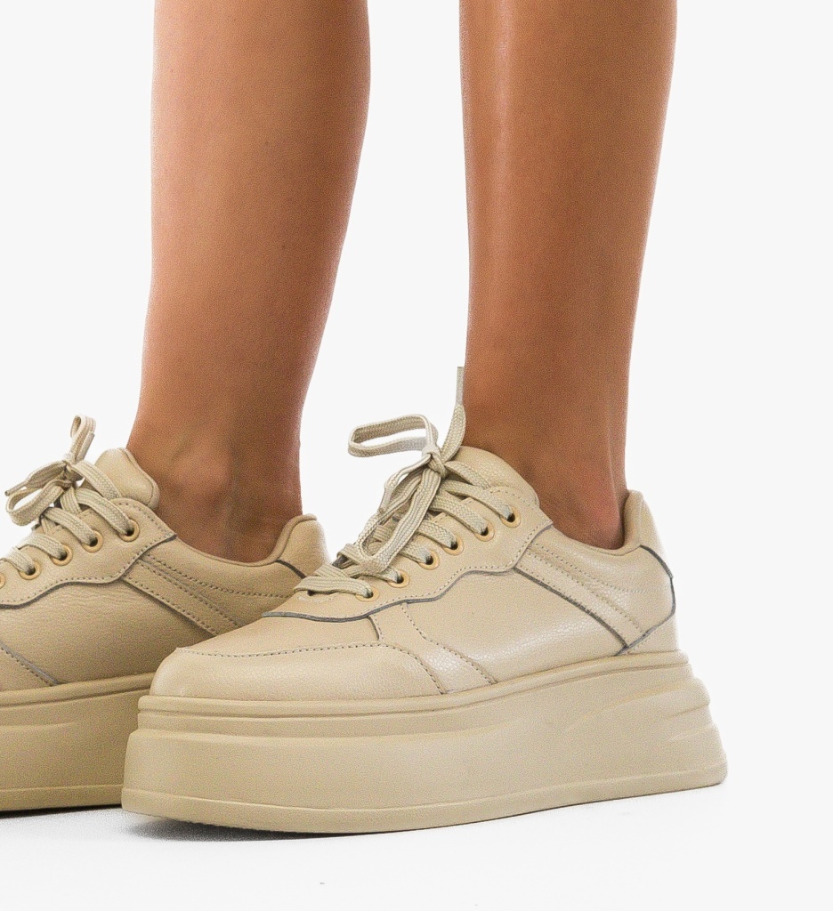 Sneakers dama Momda Bej
