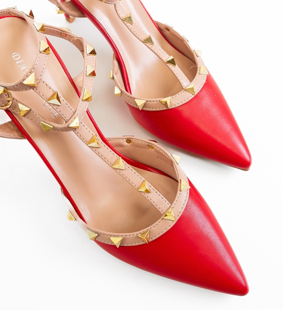 Pantofi dama Huberta Rosii