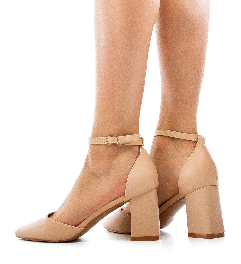 Pantofi dama Abes Bej