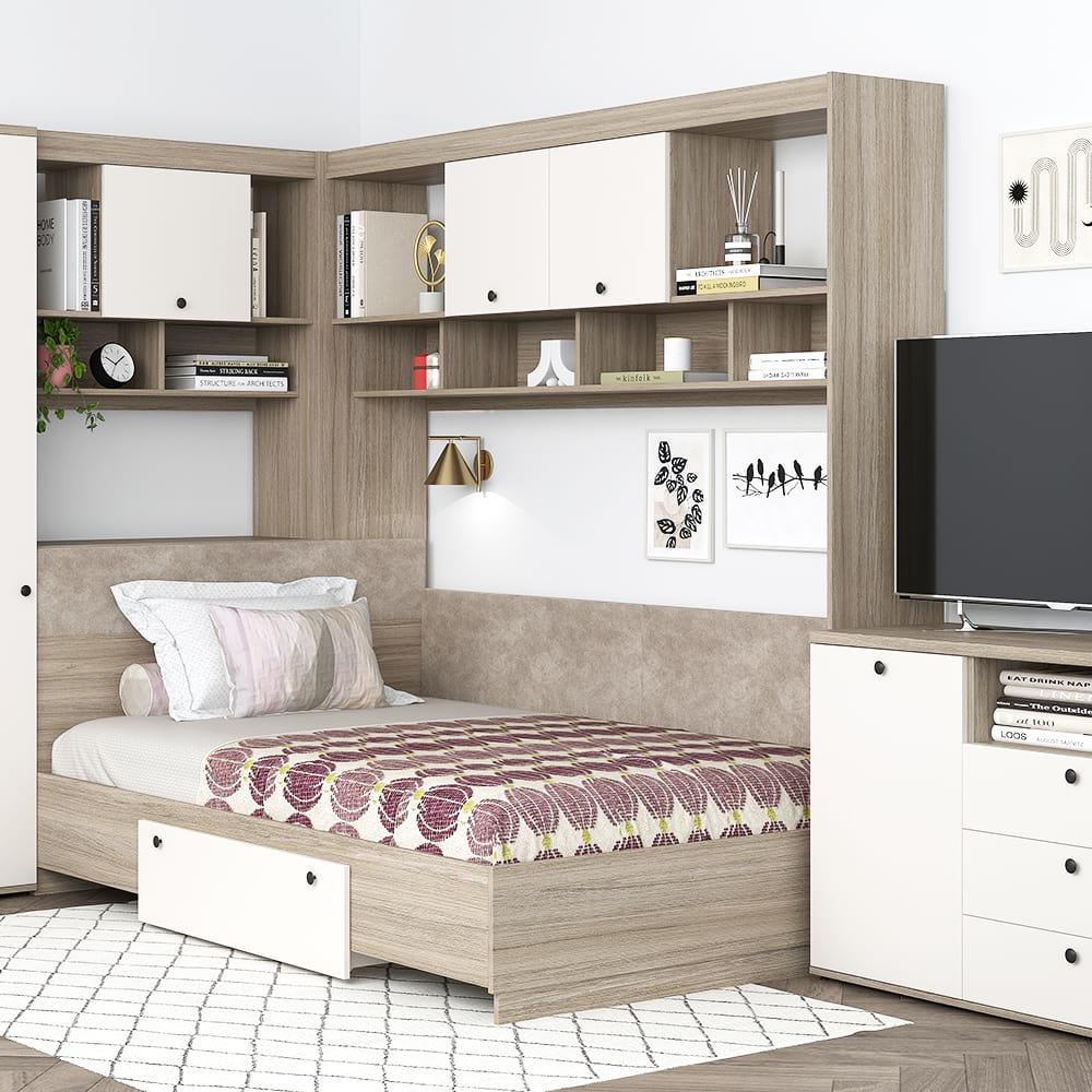 Dormitor tineret AMBRO 11 cu comoda