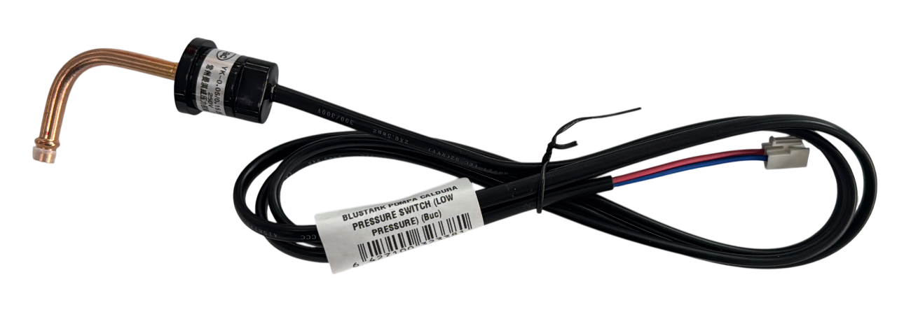 Comutator de presiune joasa (Low Pressure Switch), oprire sub 0.05 MPa / pornire 0.15 MPa, pentru pompa de caldura Fornello Blustark Qsense