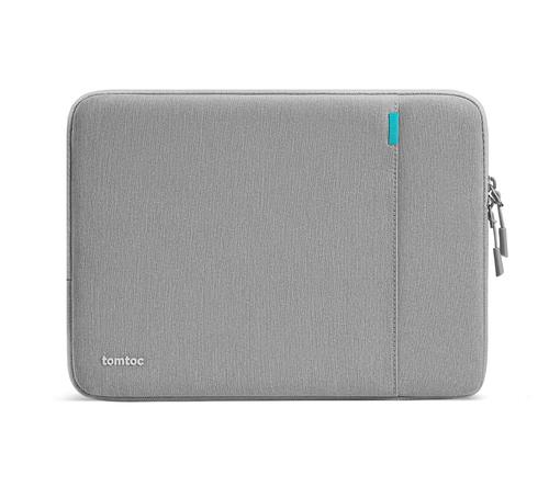 Husa transport laptop Tomtoc Defender-A13, pentru MacBook Air/Pro 14inch (Gri)