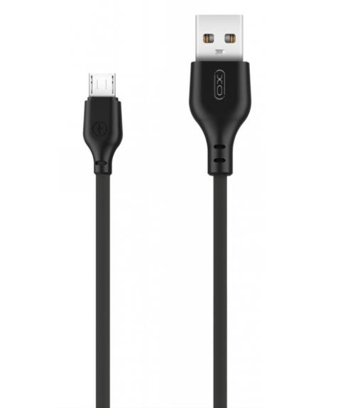Cablu Date si Incarcare USB-A - microUSB XO Design NB103, 18W, 2m, Negru