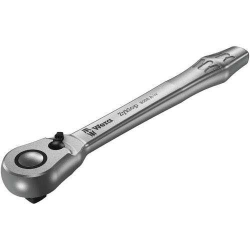 Cheie cu clichet Wera, Metal, 1/4inch, 72 dinti, 141 mm, Argintiu
