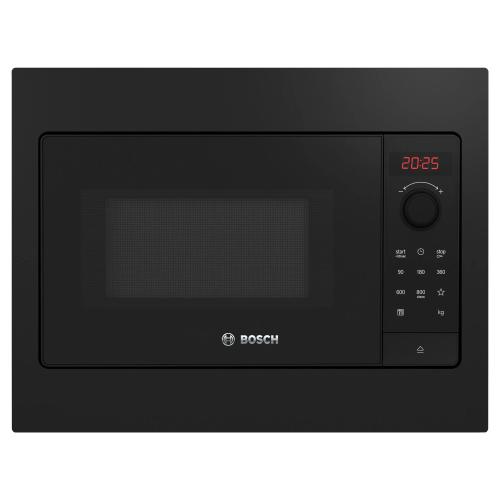Cuptor cu microunde incorporabil Bosch BFL523MB4, 800W, 20L, 7 programe (Negru)