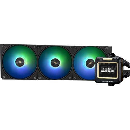 Cooler CPU Thermalright Frozen Warframe 360 aRGB, 3 x 120mm, 2000 rpm, aRGB (Negru)