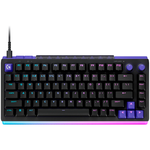 Tastatura Logitech G512 X 75, USB, Layout US INT, Switch-uri Linear (Negru)
