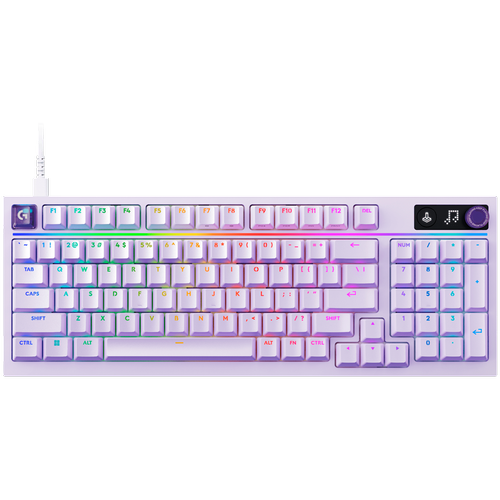 Tastatura Gaming Logitech G316 X 98, USB, iluminare RGB, layout US, Switch-uri Tactile (Mov)