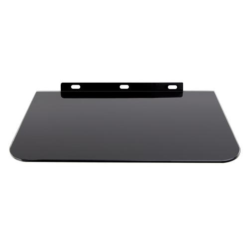 Suport cu raft de sticla pentru DVD / Console / Quality SkyBox Satellite, Maclean  MC/629, Greutate maxima suportata 8kg, Negru