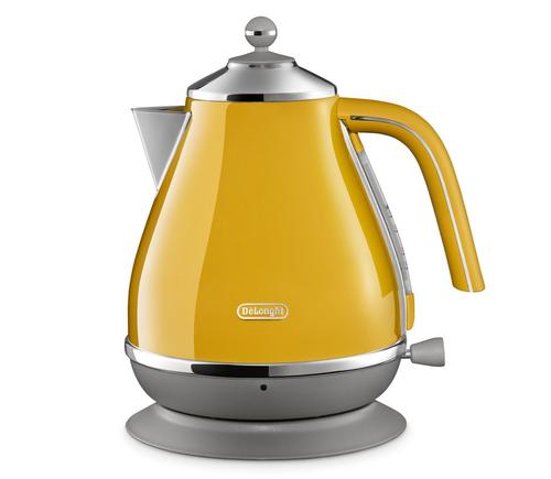 Fierbator apa De'Longhi Icona Capitals KBOC 2001.Y, 2000 W, 1.7 L (Galben)
