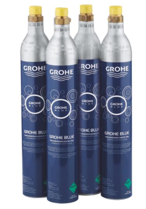 Kit butelii CO2 Grohe Blue Starter 40422000, 425 g, 4 bucati