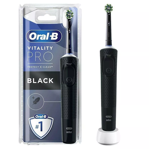 Periuta de dinti Oral-B Vitality PRO Protect X Clean, 3 moduri periaj, 1 capat inclus (Negru)