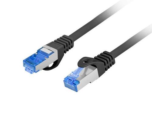 Patch cord Cat.6A S/FTP LSZH CCA 3 m, Negru