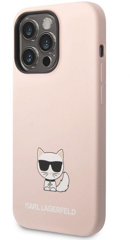 Protectie Spate Karl Lagerfeld Liquid Choupette pentru Apple iPhone 14 Pro Max (Roz)