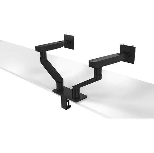 Suport monitor pentru birou DELL MDA20, 19inch-27inch, Pivot, Rotire 180,  VESA 100 (Negru)