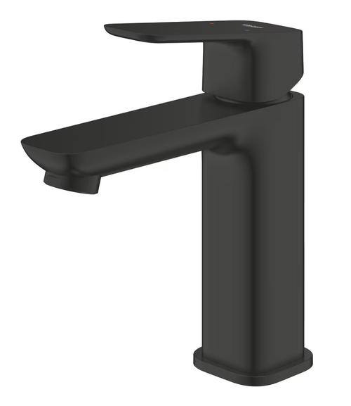 Baterie lavoar Grohe Cubeo 1017552430, M, monocomanda, mat, Negru