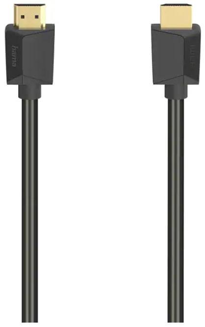 Cablu HAMA 205242, HDMI - HDMI, 2m, 8K HDR, placat aur (Negru)