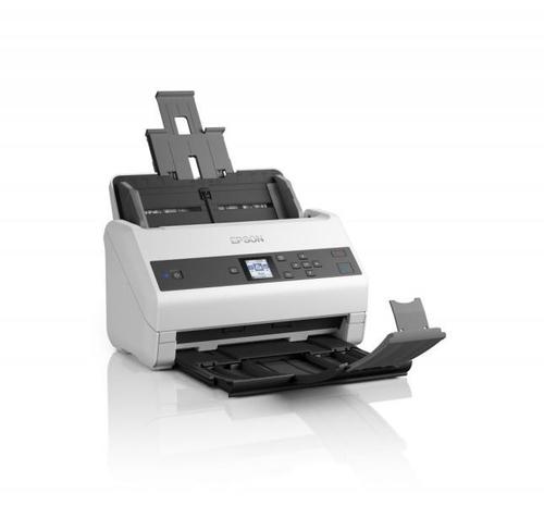 Scanner Epson WorkForce DS-970, dimensiune A4, tip sheetfed, viteza scanare: 85 ppm mono si color, ADF 100 coli, rezolutie optica 600 X 600dpi, duplex, senzor CIS