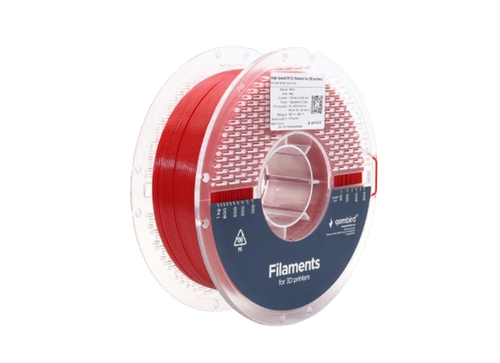 Filament Gembird 3D, 1.75mm ,PETG, 1kg (Rosu)