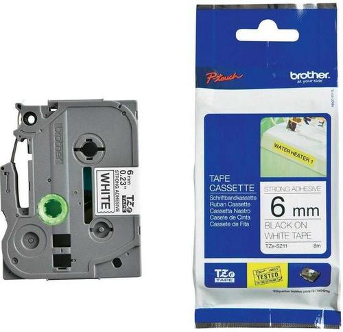 Banda laminata adeziva Brother TZES211 6mm/8m
