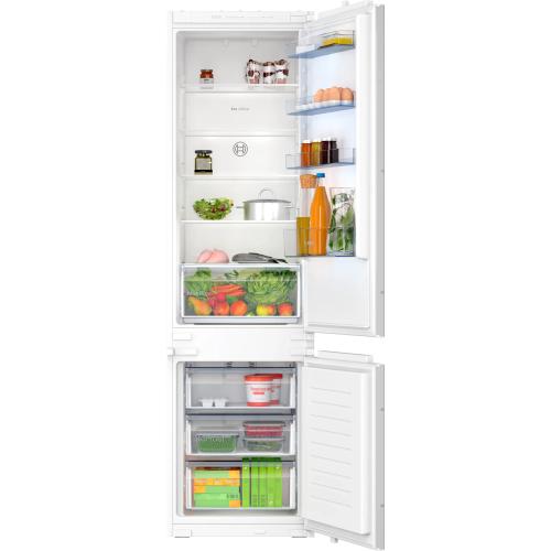 Combina frigorifica incorporabila Bosch KIN96NSE0, 290 l, Total NoFrost, VitaFresh, Functie Super racire, Control electronic, Clasa E, H 193.5 cm (Alb)