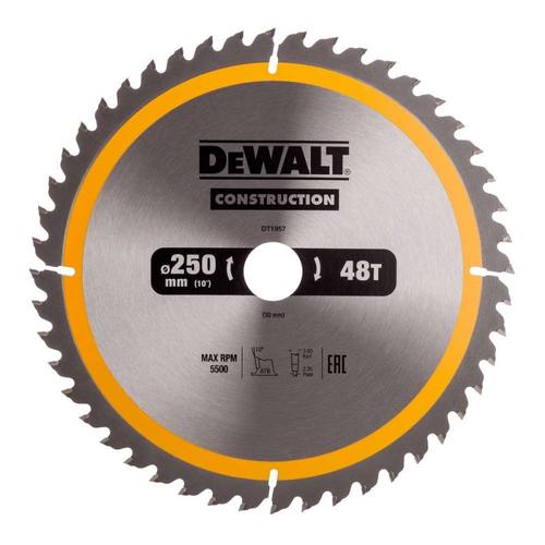 Panza de ferastrau circular Dewalt CONSTRUCTION 250x30, Z 48 DT1957