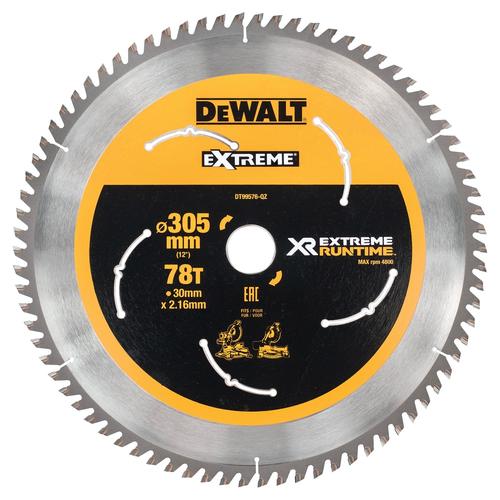Disc Dewalt Extreme pentru fierastrau circular stationar, XR FlexVolt, 305 x 30 x 2.16 mm