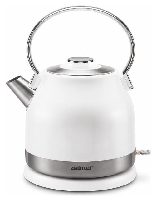 Fierbator de apa Zelmer ZCK7940, 1.5 l, 2200 W, Intrerupator iluminat (Alb)