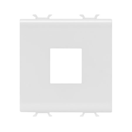 ADAPTOR PENTRU CONECTORI DE DATE CARCASA - TIP AMP/MUFA TRAPEZOIDALA - 2 MODULE - ALB SATINAT - CHORUSMART