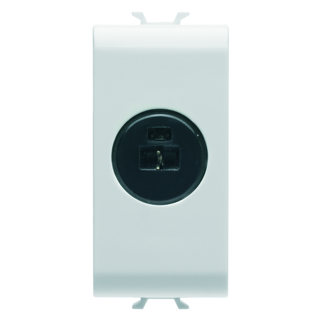 PRIZA AUDIO SI VIDEO - PENTRU DIFUZOR - 1 MODUL - ALB SATINAT - CHORUSMART