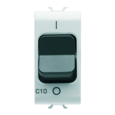 ÎNTRERUPATOR MINIATURAL - CARACTERISTICA C - 1P 10A 230Vac - 1 MODUL - ALB SATINAT - CHORUSMART