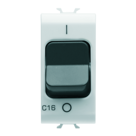ÎNTRERUPATOR MINIATURAL - CARACTERISTICA C - 1P 16A 230Vac - 1 MODUL - ALB SATINAT - CHORUSMART