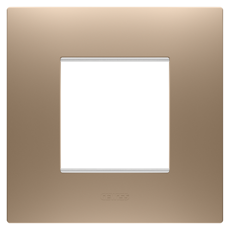 PLACA INTERNATIONALA EGO - IN TEHNOPOLIMER VOPSIT - 2 MODULE - CUPRU MOALE - CHORUSMART