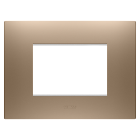 PLACA EGO - IN TEHNOPOLIMER VOPSIT - 3 MODULE - CUPRU MOALE - CHORUSMART