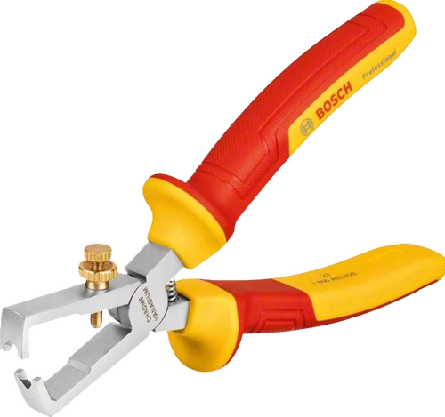 Cleste pentru dezizolat cabluri Bosch 1600A02NE7, 160 mm, VDE
