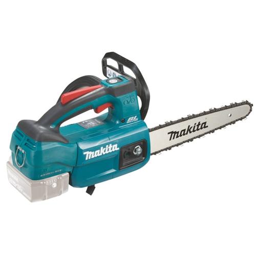 Drujba (fierastrau electric) cu lant pe acumulator Makita DUC254CZ,18 V, lungime lama 25 cm, viteza lant 22.5 m/s, pas lant 1/4, canelura lant 1.3 mm, fara incarcator si acumulator in setul de livrare